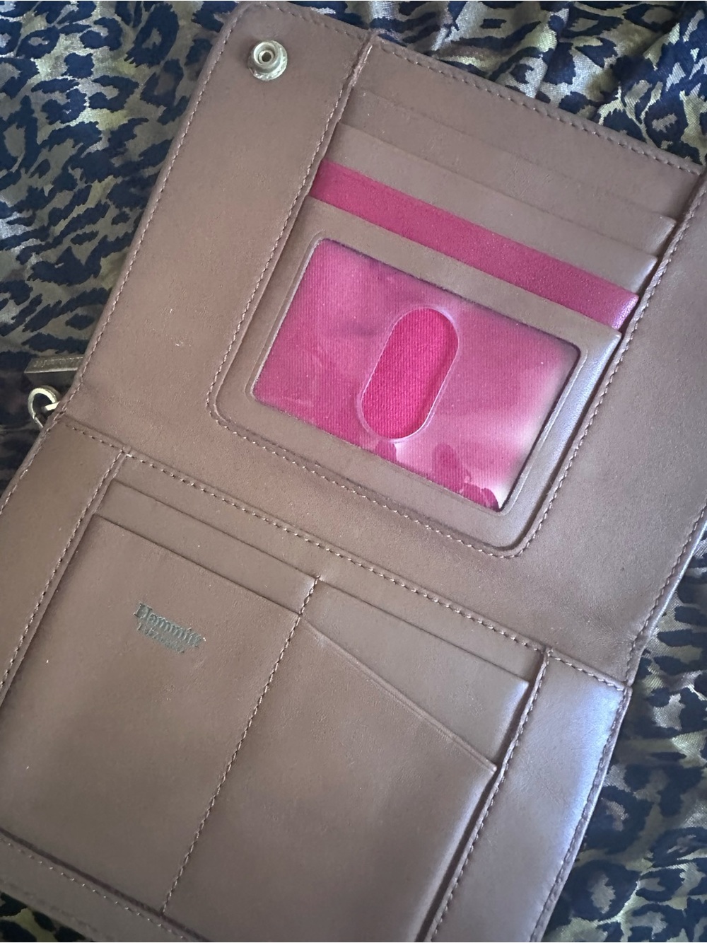 Hammitt Silver Gray Metallic Wristlet Clutch - Picture 4 of 6